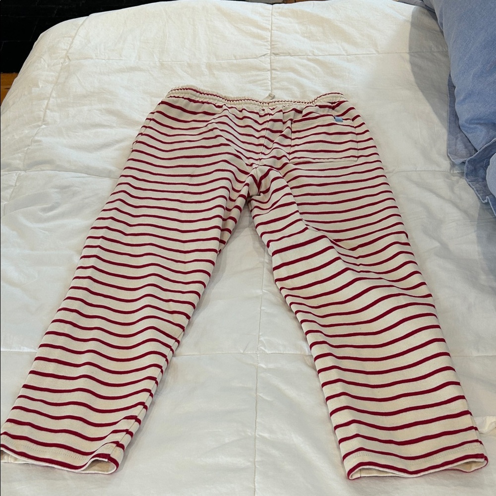 Minnow Red and White Striped Boy Bottoms.